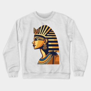 Historical background, Egyptian Elegance: Mythical Grandeur in Modern Context Crewneck Sweatshirt